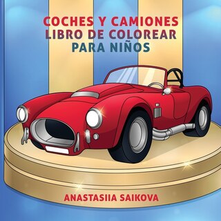 Couverture_Coches y camiones libro de colorear para niños