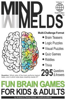 Front cover_295 Fun Brain Teasers, Logic/Visual Puzzles, Trivia Questions, Quiz Games and Riddles