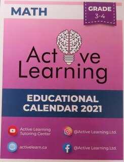 Educational Calendar Math 3-4