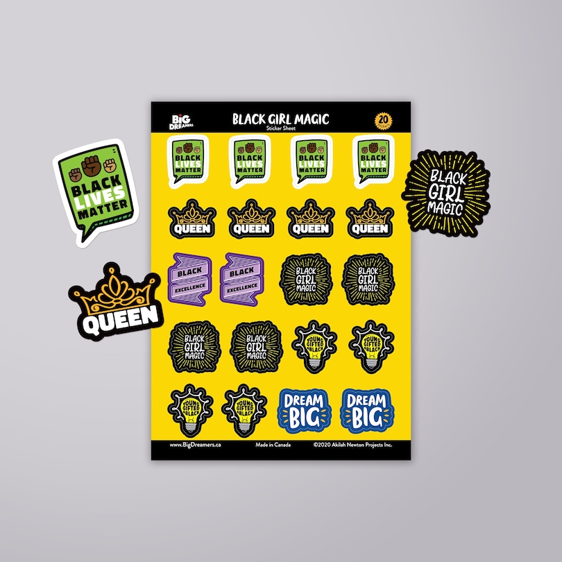 Couverture_Black Girl Magic Sticker Sheet