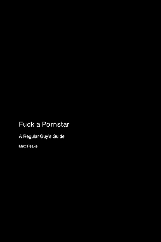 Front cover_Fuck a Pornstar