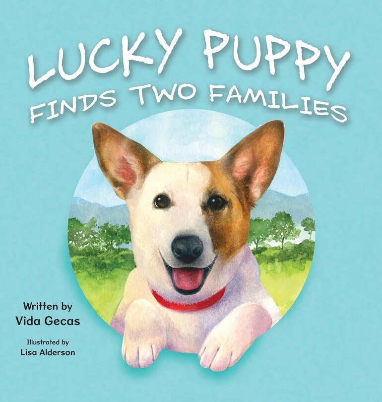 Front cover_Lucky Puppy Finds Two Families
