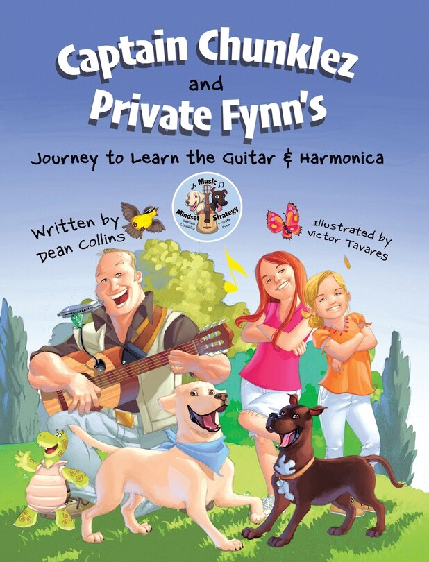 Couverture_Captain Chunklez and Private Fynn's Journey to Learn the Guitar & Harmonica