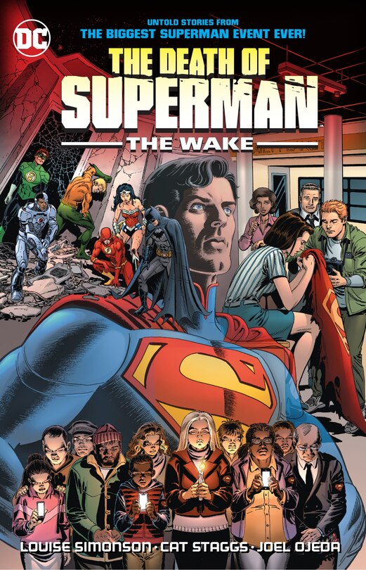 Front cover_The Death Of Superman: The Wake