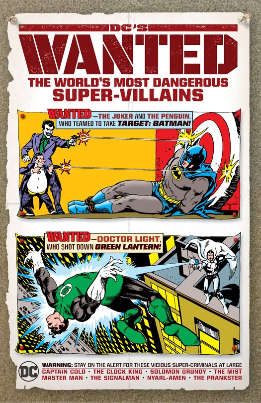 Front cover_Dc's Wanted: The World's Most Dangerous Supervillains