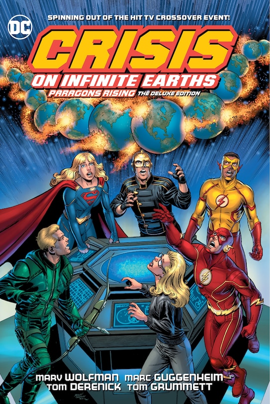 Front cover_Crisis On Infinite Earths: Paragons Rising The Deluxe Edition