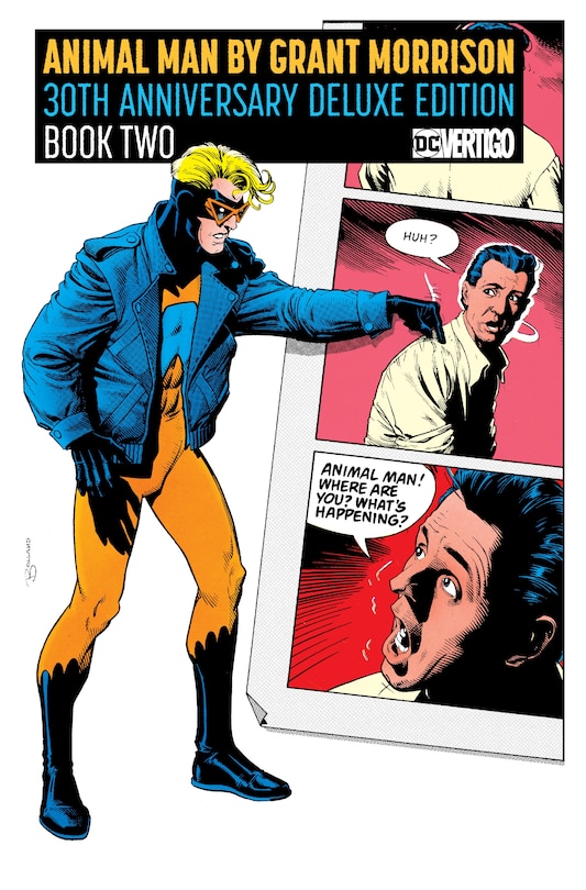 Front cover_Animal Man By Grant Morrison 30th Anniversary Deluxe Edition Book Two
