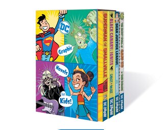 Front cover_Dc Graphic Novels For Kids Box Set 1