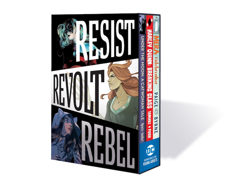 Front cover_DC Graphic Novels for Young Adults Box Set 1 - Resist. Revolt. Rebel.