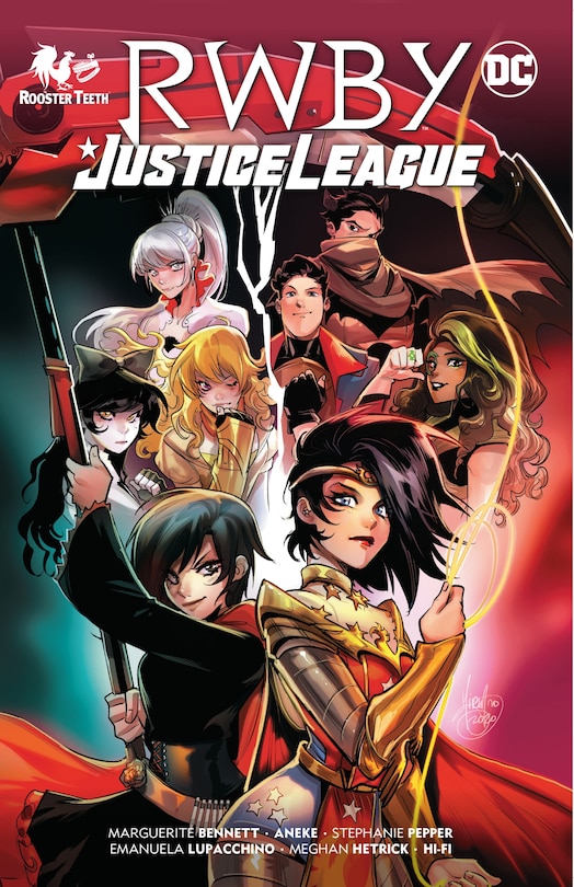 Front cover_Rwby/justice League