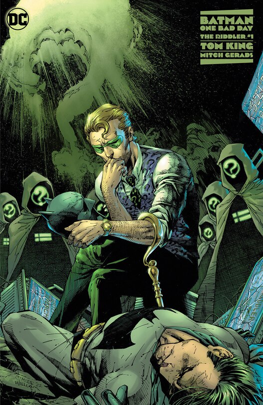 Front cover_Batman - One Bad Day: The Riddler 2024 Batman Day Exclusive Dust Jacket