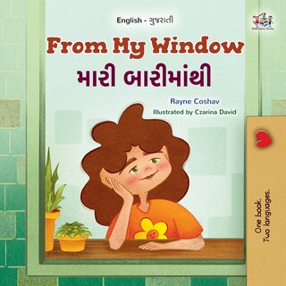 Front cover_From My Window (English Gujarati Bilingual Kids Book)