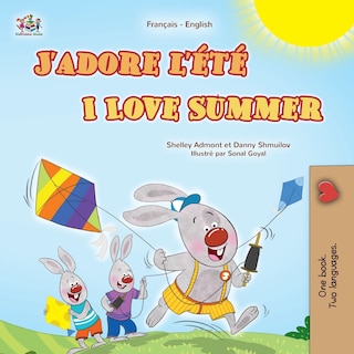 Couverture_I Love Summer (French English Bilingual Children's Book)