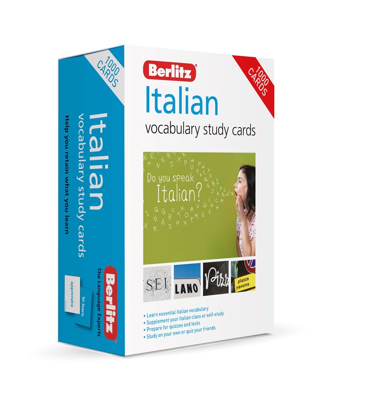 Couverture_Berlitz Vocabulary Study Cards Italian (language Flash Cards)