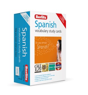 Couverture_Berlitz Vocabulary Study Cards Spanish (language Flash Cards)