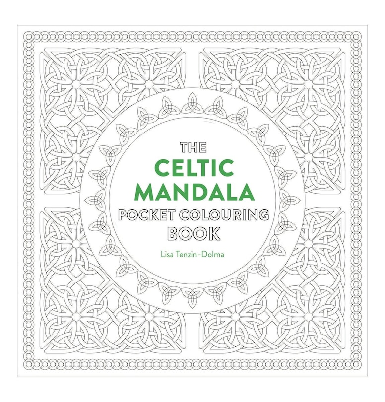 Front cover_Celtic Mandala Pocket Coloring Book