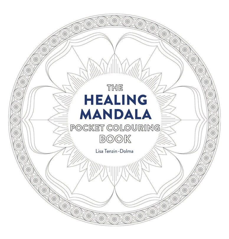 Front cover_Healing Mandala Pocket Coloring Book