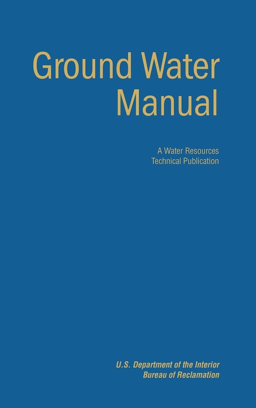 Couverture_Ground Water Manual