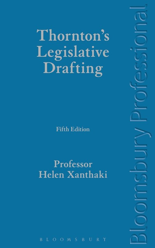 Front cover_Thornton's Legislative Drafting