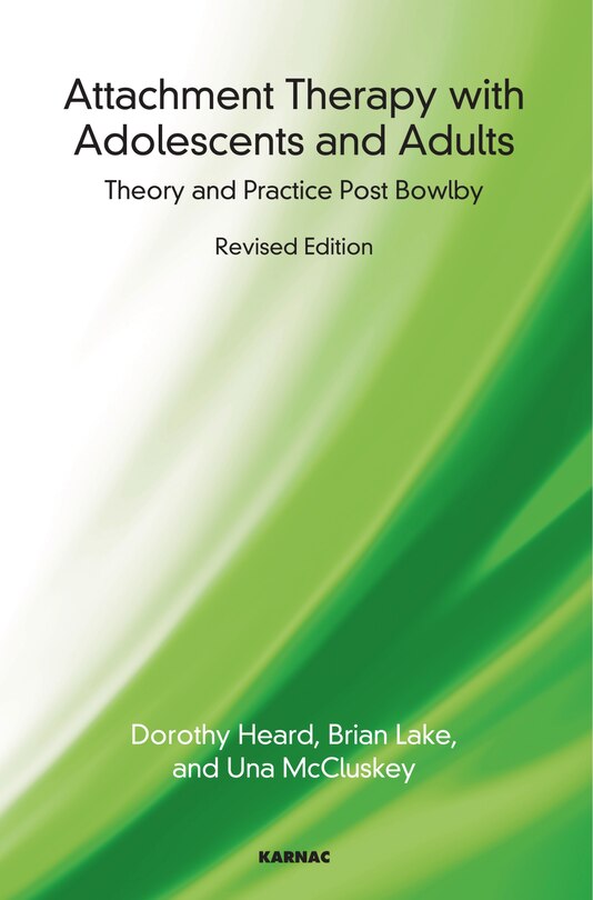 Front cover_Attachment Therapy With Adolescents And Adults