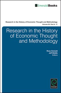 Front cover_Research in the History of Economic Thought and Methodology
