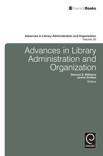 Couverture_Advances in Library Administration and Organization
