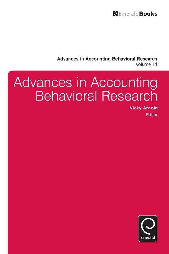 Front cover_Advances in Accounting Behavioral Research