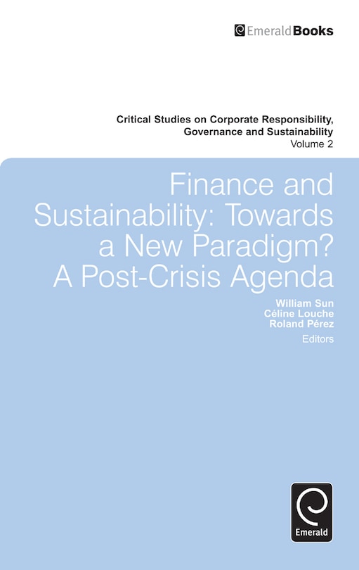 Couverture_Finance and Sustainability