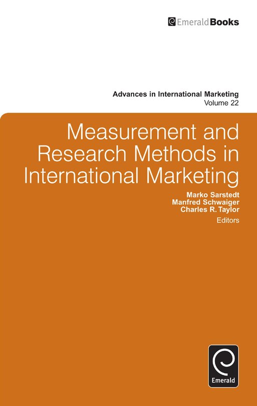 Couverture_Measurement and Research Methods in International Marketing