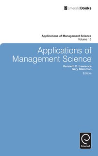 Couverture_Applications of Management Science