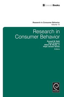 Couverture_Research in Consumer Behavior