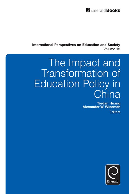 Couverture_The Impact and Transformation of Education Policy in China