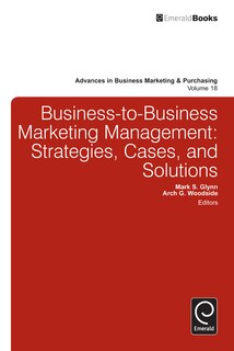 Front cover_Business-to-Business Marketing Management