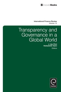 Couverture_Transparency in Information and Governance
