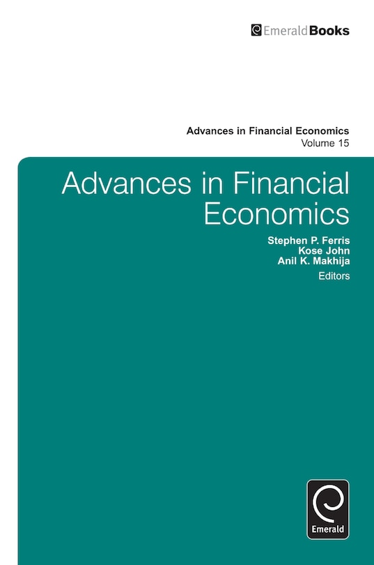 Front cover_Advances in Financial Economics