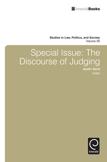 Front cover_Special Issue: The Discourse of Judging