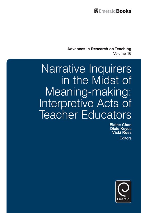 Couverture_Narrative Inquirers in the Midst of Meaning-Making