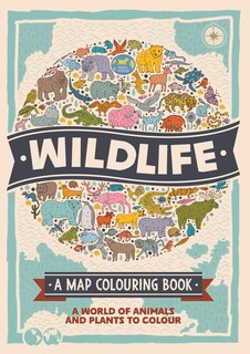 Front cover_Wildlife: A Map Colouring Book