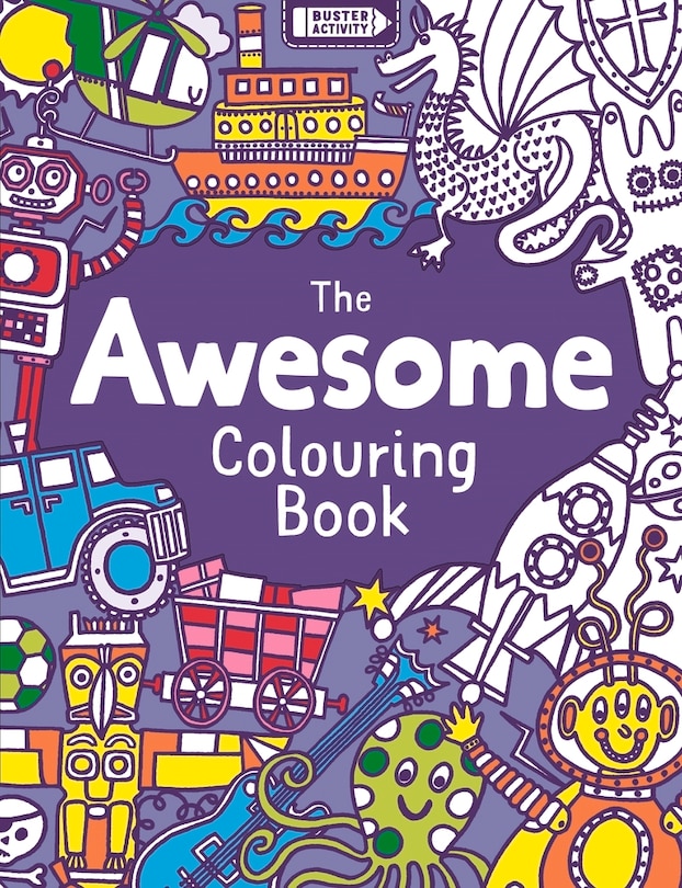 Front cover_The Awesome Colouring Book