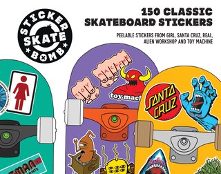 Stickerbomb Skateboard: 150 Classic Skateboard Stickers