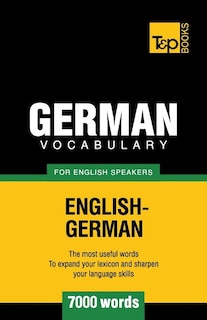 Couverture_German vocabulary for English speakers - 7000 words