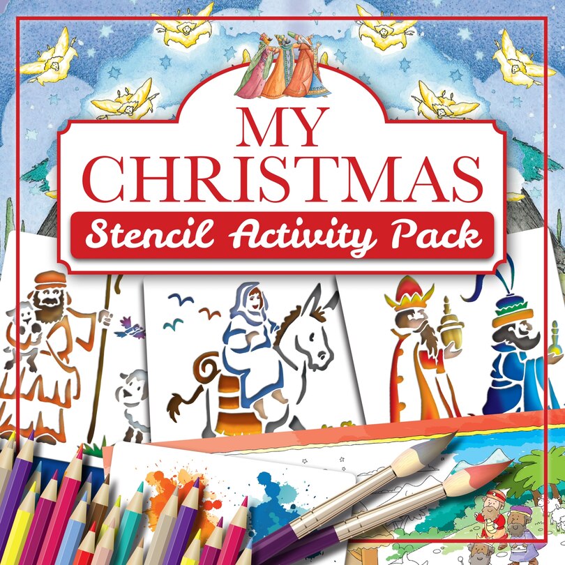 Couverture_My Christmas Stencil Activity Pack