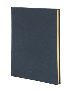 Weskin Lined Cloth Notebook - Navy Blue Medium