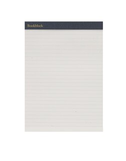 Weskin Lined Notepad - Navy Blue Small