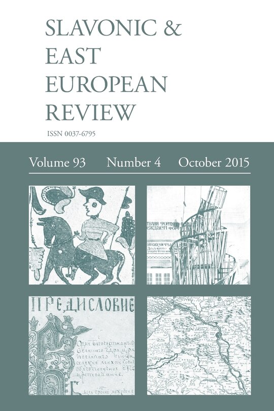 Front cover_Slavonic & East European Review (93