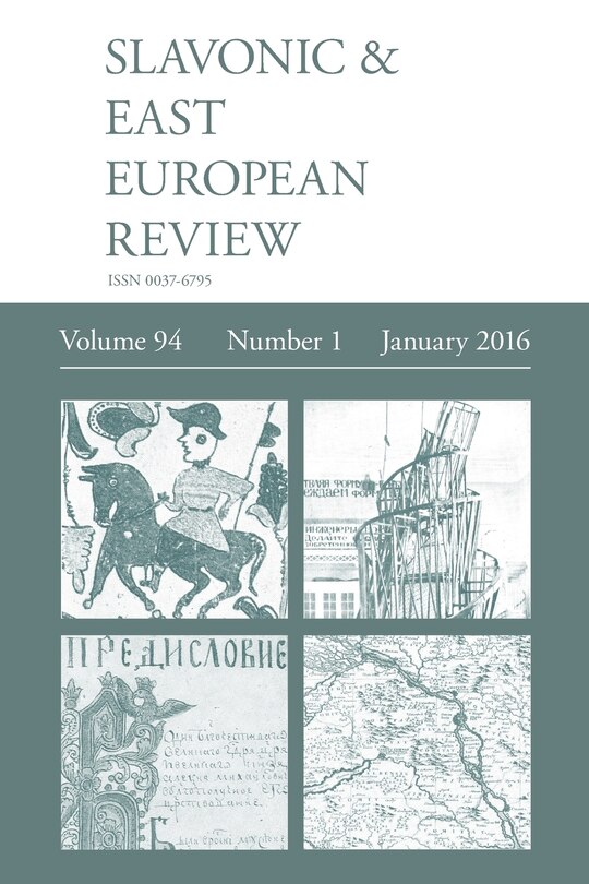 Front cover_Slavonic & East European Review (94