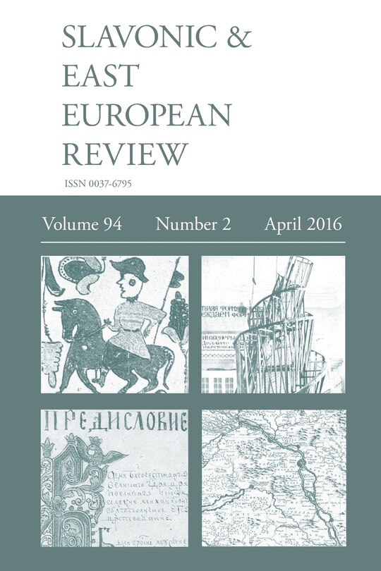 Front cover_Slavonic & East European Review (94