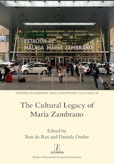 Couverture_The Cultural Legacy of María Zambrano