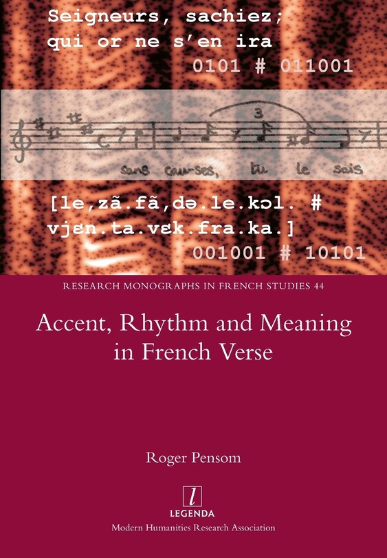 Front cover_Accent, Rhythm and Meaning in French Verse