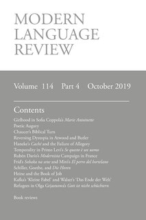 Front cover_Modern Language Review (114